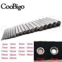 아일렛 펀치 금속 구멍 도구 구멍 설치 도구 단추 금형 의류 가죽 공예 액세서리 실버, 4mm, 4mm