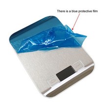 전자 커피 저울 계량저울 디지털 5kg 10kg/1g 스테인레스 스틸 LCD 음식 다이어트 측정 도구 계량 천칭 자리, Silver_5Kg