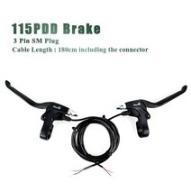 컨트롤러 스로틀 겸용 전동 경량 WUXING-115PDD 47PDD Ebike 브레이크 5 성급 레버 차단 전원 전기 자전거, 02 115PDD SM 3 pin