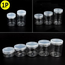 납작 플라스틱 투명 보관용기, 7cm - 250ml, 1개
