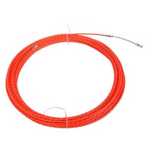 4mm 레드 가이드 장치 전기 케이블 푸시 풀러 덕트 스네이크 로더 피쉬 테이프 와이어 배선 설치용 10-50M, 50m