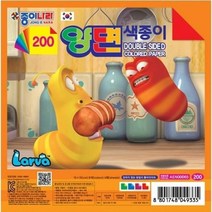 200 종이나라 양면색종이 라바 8색 4매 15x15cm색종이 염색색종이 미술시간 종이나라 200 양면색종이 라바 8색 4매 15 종이접기 감각발달, 본상품