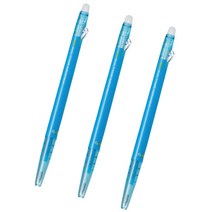 파이롯트 프릭션 슬림 지워지는 볼펜 0.38mm, 라이트 블루, 3개