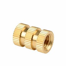 In-saiL 100개/로트 STK M4x10.0mm OD6.0mm 황동 널형 인서트 스루 홀 사출 성형 타입