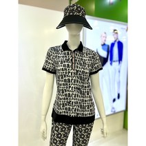 [마코] 여성 전판 프린트 요꼬 에리 반팔 티셔츠 MMW2TS16