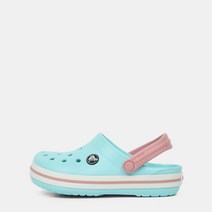 크록스 키즈 24SS 크록밴드 클로그 아이스블루 207006-4S3