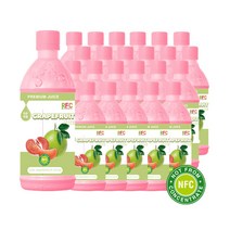 RFC 핑크 자몽 주스 100% NFC 저온 착즙 쥬스, 350ml, 24개