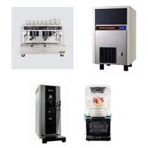 카페 창업 4종 패키지 C-3 (브라질리아 갈라 2그룹 + 카이저 제빙기 IMK-3051 + 나이스 듀얼 핫워터 + 펠리체 블렌더 Q2)