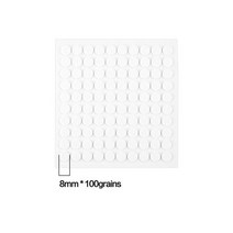 초 심지 캔들 양키캔들 100 개/묶음 수제 양초 심지 탭 금속 양초 심지 서스테인 탭 양초 심지 자료 DIY 양, 10 8mm-100pcs