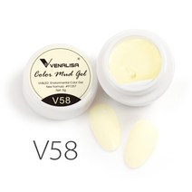 젤네일 매니큐어 베날리사 60색 머드 풀 커버리지 고저스 컬러 피그먼트 페인팅 크리미, v58