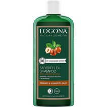 독일 로고나 Logona Shampoo Hazelnut 브라운 블랙 헤이즐넛 컬러 케어 샴푸 250ml, 7팩