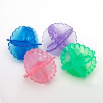 1+1 세탁볼 4P 빨래볼 먼지제거 엉킴방지 무세제 세탁공, 5개