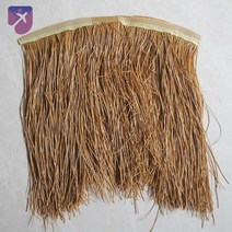 원두막 인조볏짚 초가집 지붕장식 펜션 카페 해변, 방화세엽지푸라기노랑 1m길이*0.5m폭