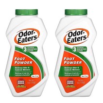 오더이터스 풋 파우더 분말 땀흡수 풋케어 뽀송뽀쏭 Odor Eaters Foot Powder 170g 2팩