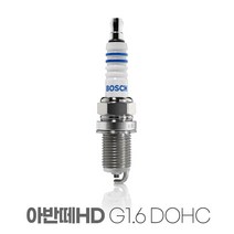 보쉬 아반떼HD G1.6 DOHC 이트륨 점화플러그 YR8SEU, 보쉬 아반떼HD G1.6 DOHC 이트륨 YR8SEU