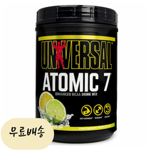 유니버셜 아토믹7 BCAA 1kg 78회분 1세트 레몬라임맛 [미국 직배송], 1개