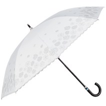 MOONBAT (문 박쥐) LANVIN en bleu (랑방 온 블루) 꽃 무늬 스칼라 자수 양산 양비 겸용 우산