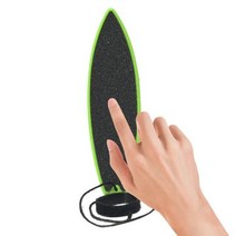 핑거보드 핑거보드공구 핑거보드나무덱 Shred Deck핑거 서핑 보드 크리에이티브 쿨 Rad 찾고 핑거보드 장난감 서퍼를 위한 바람 미니, Green
