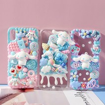유니커블 갤럭시S21 울트라 S20 FE S10 플러스 핸드폰 케이스 꾸미기 DIY 데코덴 파츠 생크림 제작 만들기 재료 세트