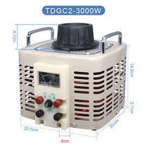 슬라이닥스 전압 변환기 조정기 220v 고출력 도란스, 3000W, 포인터 미터 0-250V 조절 가능, 3000W
