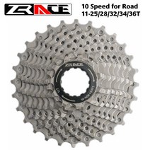 ZRACE 자전거 스프라켓 자전거 카세트 10 단 로드mtb 자전거 프리휠 11 25t, 10초 11-36초