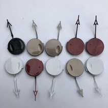 문콕 범퍼 가드 QDAEROHIVE 앞 뒤 트레일러 커버 후크 커버 오펠 휘장 2014-2016, grey rear