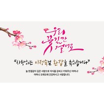 애드몬스터즈 캘리그라피 포토형 현수막 환갑 칠순 잔치 팔순 고희연 회갑 구순 생일 생신 소형 은퇴 퇴직 정년 퇴임 결혼기념일 축하 플랭카드 플래카드 제작