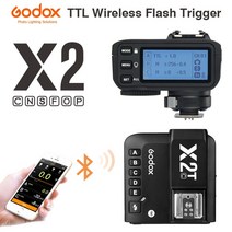 루버우드 셔터 릴리스 블랙용 카메라 셔터원격제어 godox x2t-c x2t-n호환, 올림푸스용 x2t-o