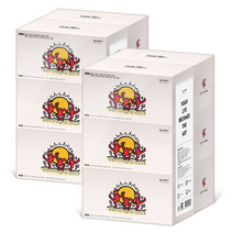 한예지 브리토 천연펄프 미용티슈 2겹 280매, 6개입, 2팩