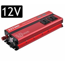 1000W/2000W DC 12V ~ 휴대용 자동차 전원 인버터 충전기 변환기 어댑터 범용 EU 소켓 액세서리, 01 12v to 220v(2000W)