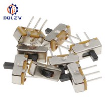 전기스위치 SS12D00 인터럽터 on-off 미니 슬라이드 스위치 3 핀 1P2T 2 위치 토글 핸들 길이 4MM, [03] 30PCS