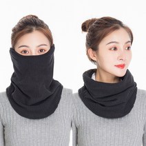 위즈맥스 겨울 멀티 귀걸이형 기모 넥워머 겨울목토시 보온 골프 스키 보드 겨울스포츠, 스카이