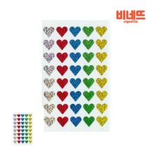 다꾸쓰티커 4P 선물포장스티커 다이어리꾸미기 반짝이스티커