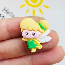 사랑스러운 미니 카와이 만화 공주 시리즈 수지 스크랩북 DIY 주얼리 머리핀 액세서리 장식 공예 10 개, [02] A