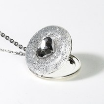 사진목걸이 HummingBird 011 실버 크리스탈 heart 인생아이템 로켓 빈티지 목걸이 각인전사