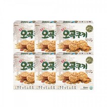 크라운 옹골진오곡쿠키, 288g, 6개