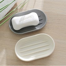 깔끔한 비누홀더 욕실 주방 세면대 비누받침대, 살구