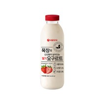 서울우유 신선한 목장 논산딸기 마시는 요구르트750ml, 750ml, 1개