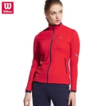 윌슨여성트레이닝복세트3004레드니트운동단체