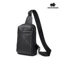 BISON DENIM 바이슨 데님 남자 수제 가죽 슬링백 크로스백 백팩 가방 N20156-1B