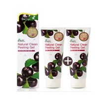 이켈 내추럴 클린 필링젤 아사이베리 180mlx2개 각질제거제 스크럽 저자극, 07_숯 필링젤x2개