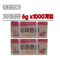 중찬명가 꼬마춘장3kg(6gX500), 3kg, 2개