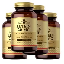 Solgar Lutein 솔가 루테인 20MG Softgels60정 4개
