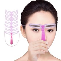일자 아치형 눈썹 아이브로우 그리기 정리 가이드 8종 눈썹그리는법 눈썹모양 눈썹다듬기 눈썹틀 아이브로우틀, 눈썹가이드8종