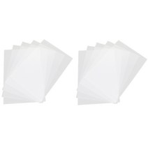 Retemporel 10개 LCD 3D 프린터 부품 FEP 필름 Anycubic MONO X/Elegoo Saturn 260mmx185mm, 투명한