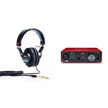 소니 MDR7506 전문가용 대형 다이어프램 헤드폰, Headphones + USB