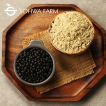 2022년 국산 쥐눈이콩 가루 분말 500g 검은콩가루 약콩가루 선식, 1개