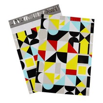 택배 비닐 종이 상자 박스 팩 10PCS 10x13 quot25x33cm 크리스마스 폴 리 메일러 포장 봉투 셀프 인감 가방 의류, [22] Geometry