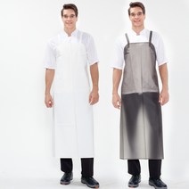 우레탄방수앞치마 비닐앞치마 (소 중 대 특대), 중(66), 회색
