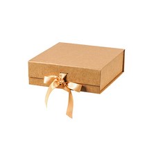 리빙앤도 고급 리본매듭 기프트박스 0.5호, 1개, 크라프트